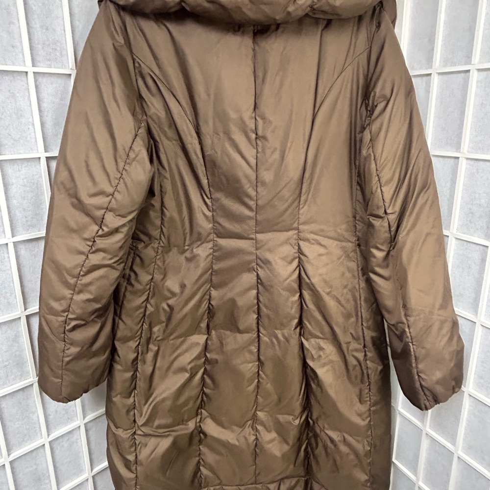 Cole Haan Brown Puffer Coat - Picture 3 of 6